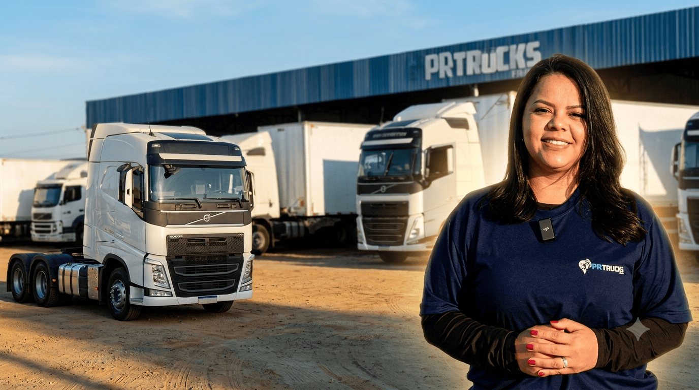 PR Trucks Parts — pátio e equipe